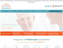 Tablet Screenshot of fisioterapiatmo.com